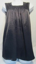 SIMPLY VERA WANG black baby doll tunic top - Women XS NWT $54