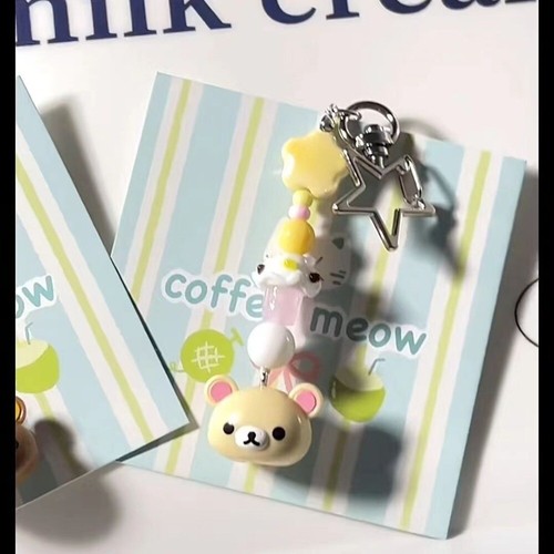For CCD Camera Charms Pendant Cute Cartoon Bear Bag Hanging Decoration - Photo 5 sur 8
