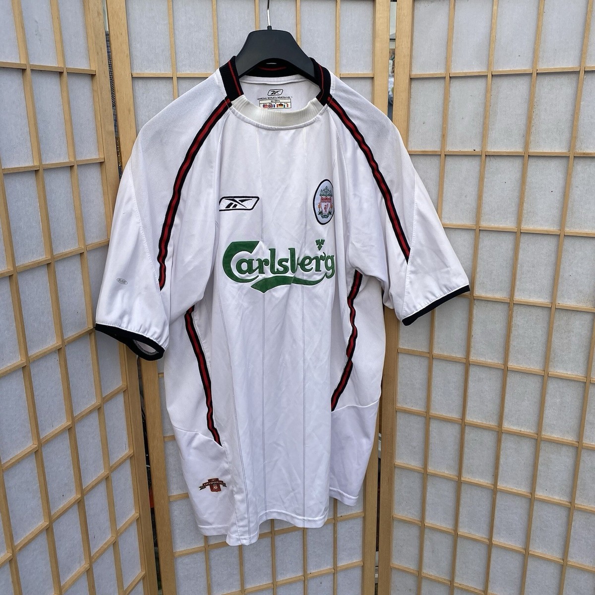 Reebok製　Liverpool FC 03-04 ゲームシャツ LIVERPOOL 2003 2004 HOME FOOTBALL SHIRT SOCCER JERSEY REEBOK