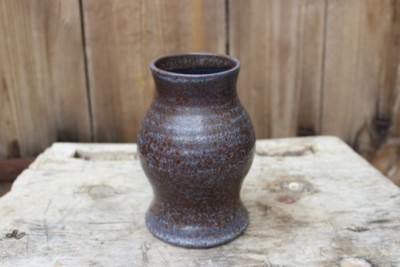 Vintage Vase 14 cm Studiokeramik Töpferhof Gramann Römhild DDR