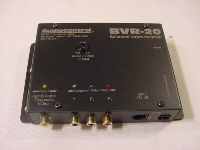 AUDIO CONTROL BALANCED VIDEO RECEIVER BVR-20 - UNIT ONLY 