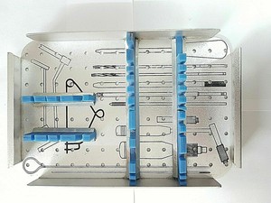 surgical trays sterilization autoclave cannulated aluminium instrument tray dr