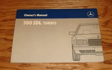 Original 1987 Mercedes Benz 300 SDL Turbo Owners Operators Manual 87