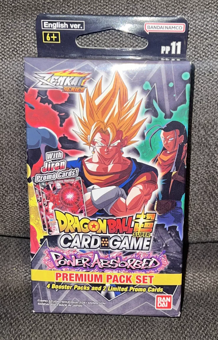 Dragon Ball Super Card Game Power Absorbed Premium Pack Set 11