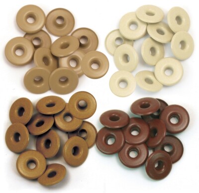 American Crafts, We R Eyelets Wide 40/Pkg-Brown. ( 6 Pack )