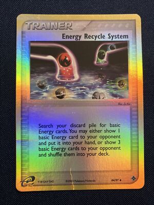 Pokémon TCG Energy Recycle System EX Dragon 84/97 Reverse Holo Uncommon