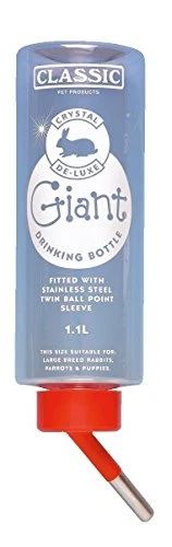 Classic Crystal Deluxe Giant Drinking Bottle (1Litre) (Pack of 6)