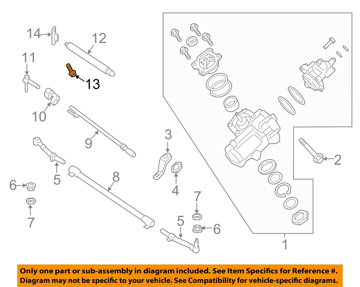Ford OEM 12-16 Suspension Bolt W714596S439 for sale online | eBay