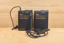 Azden WM-PRO VHF Camera-Mount Wireless Lavalier Microphone System, Made in Japan