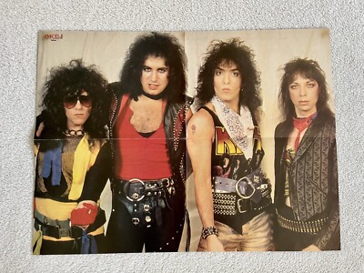 KISS 1983 Swedish Poster Music Magazine Okej 1980s Vintage Rare | eBay