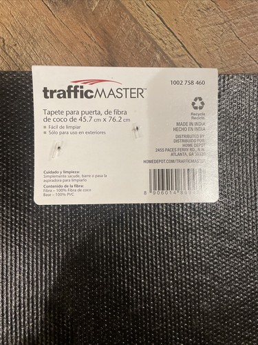 California Coir Door Mat Rug 18”x30” Traffic Master New - Picture 3 of 4
