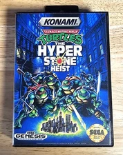 TMNT: The Hyperstone Heist DX - Game, Manual, & Case For Sega Genesis Mega Drive