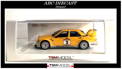 Mercedes 190 E Evo 2 Kyalami N°3 - Jaune Camel 1990 - 1:43 TSM (TSM124344) Résine