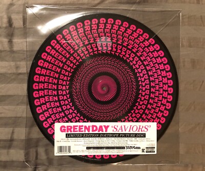 Green Day Saviors Zoetrope Picture Disc Vinyl # 3527 Of 4000 - New