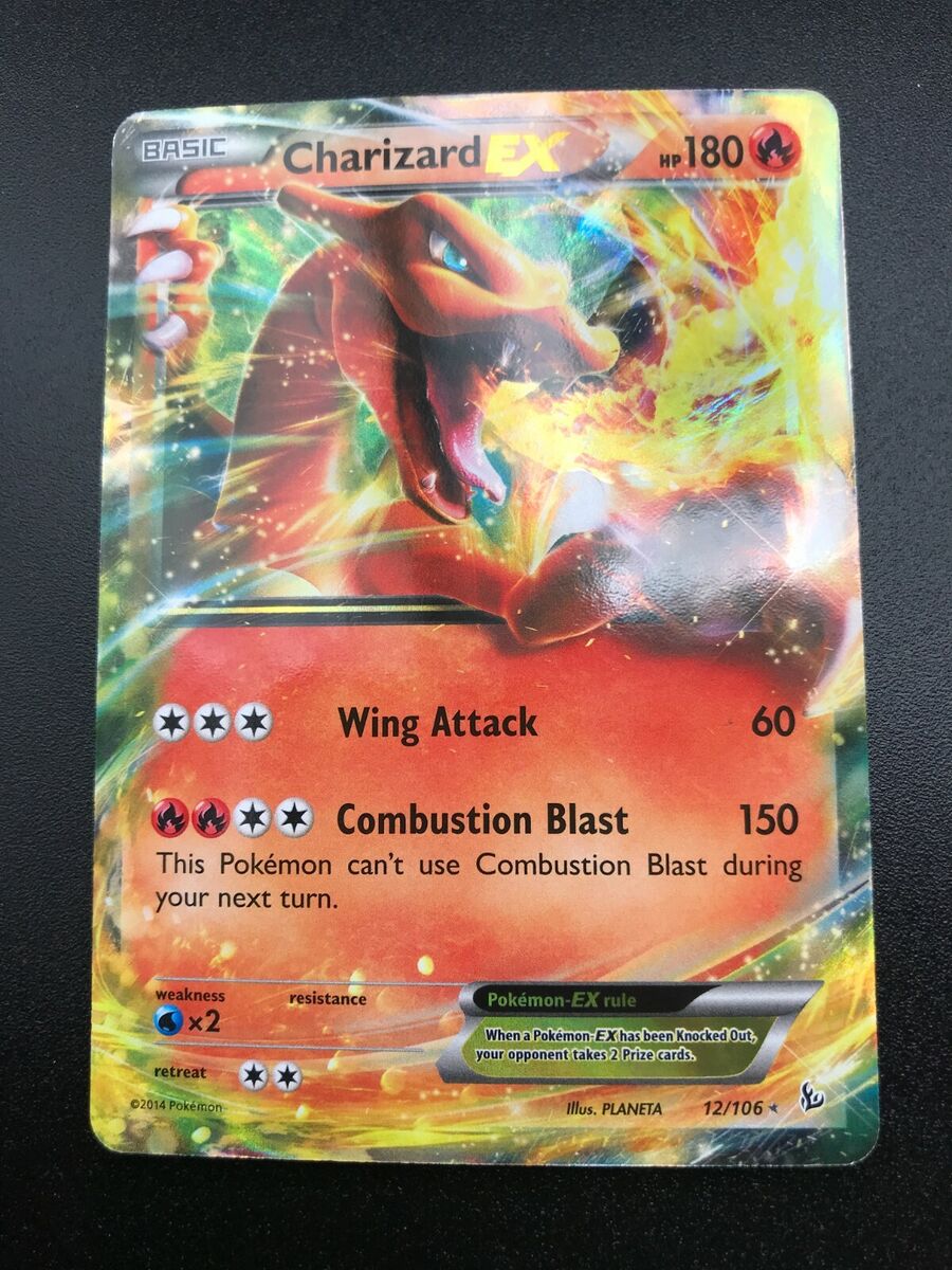 Pokémon tcg: Charizard ex (12/106) - XY2 Flash de Fogo em Promoção na  Americanas