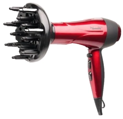 LLOYTRON Paul Anthony ''Ultra Pro'' 2200w Hair Dryer with Diffuser - Hot Red H1520