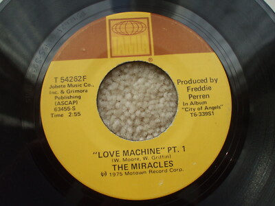 The Miracles - Love Machine ( Pt 1 + 2)  USA Tamla Motown T 54262F EX- Jukebox