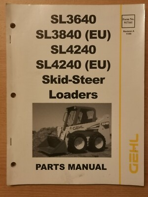 Gehl Ersatzteilhandbuch SL3640 / SL3840 / SL4240 Parts Manual (englisch)