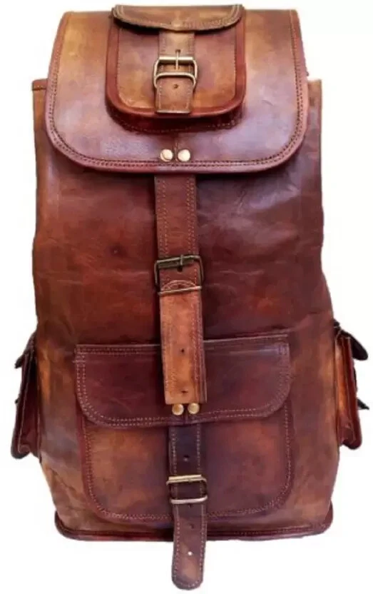 26" Large Genuine Leather Back Pack Rucksack Travel Bag For Men's and Women's
Opens in a new window 