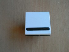 bouton poussoir à voyant 2 Modules Blanc ancien MOSAIC 45 Legrand réf 740 42