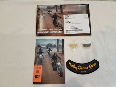 HARLEY-DAVIDSON OWNERS GROUP (HOG)   2026 PATCH, PIN, LOH PIN & GUIDE