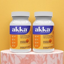 2PCS-AKKA-Premium Liver Cleanse Detox  Repair Superbiotic,Gut Health