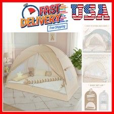 Bed Tent Twin Size, Blackout Privacy Sleep Tent for Kids and Adults, Mesh Ind...