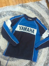 Vintage Yamaha Genline Racing Men’s Blue Long Sleeve Retro T-Shirt Size S, Y2K