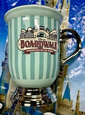 Disney World Parks Boardwalk Resort DVC Coffee Mug Mickey Minnie 14oz Cup Mug