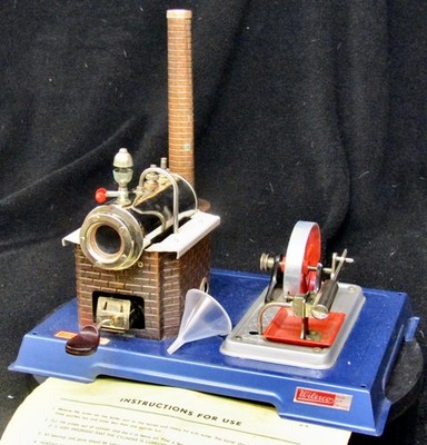 Very Good 1990s Wilesco D8 Live Steam Engine - Tested  Toys Gift Boys Men # 0821