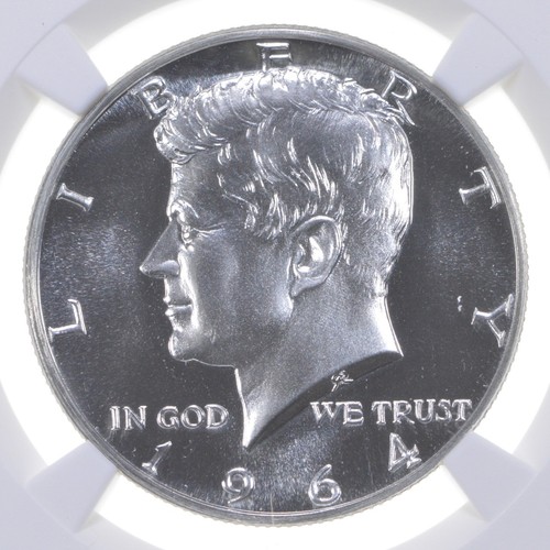 PF69 1964 Proof Kennedy Half Dollar NGC Graded - White Coin Spot Free PR *2132 - Picture 3 of 5