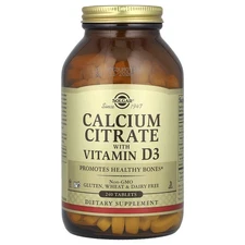 Calcium Citrate with Vitamin D3, 240 Tablets