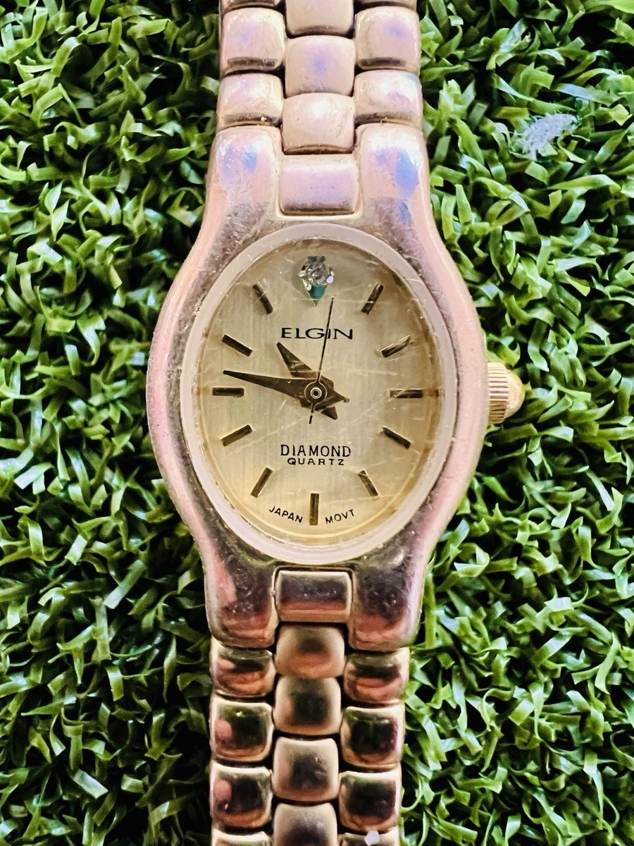 Elgin Diamond Quartz Reloj Marca Elgin Precios Gold Reloj Elgin