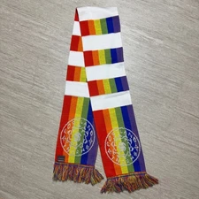 Portland Thorns Diversity Ruffneck Scarf LGBTQ Rainbow Love Equality Peace