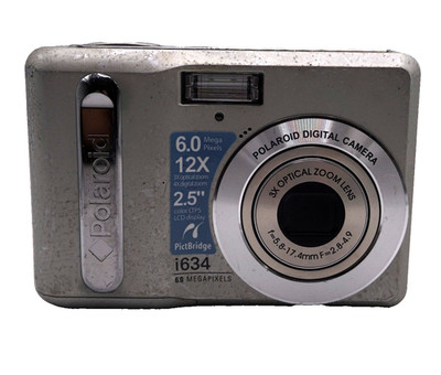 Polaroid i634 Compact Digital Camera - Untested For Parts AS IS