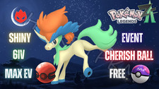 ✨SHINY ALPHA KELDEO EVENT✨MAX 6IV EV⭐POKEMON LEGENDS ZA