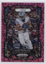 2023 Panini Prizm No Huddle Pink Prizm 8/15 Kalif Raymond #100 1o3r