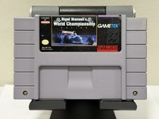 Super Nintendo SNES Nigel Mansell's World Championship Racing Authentic Tested