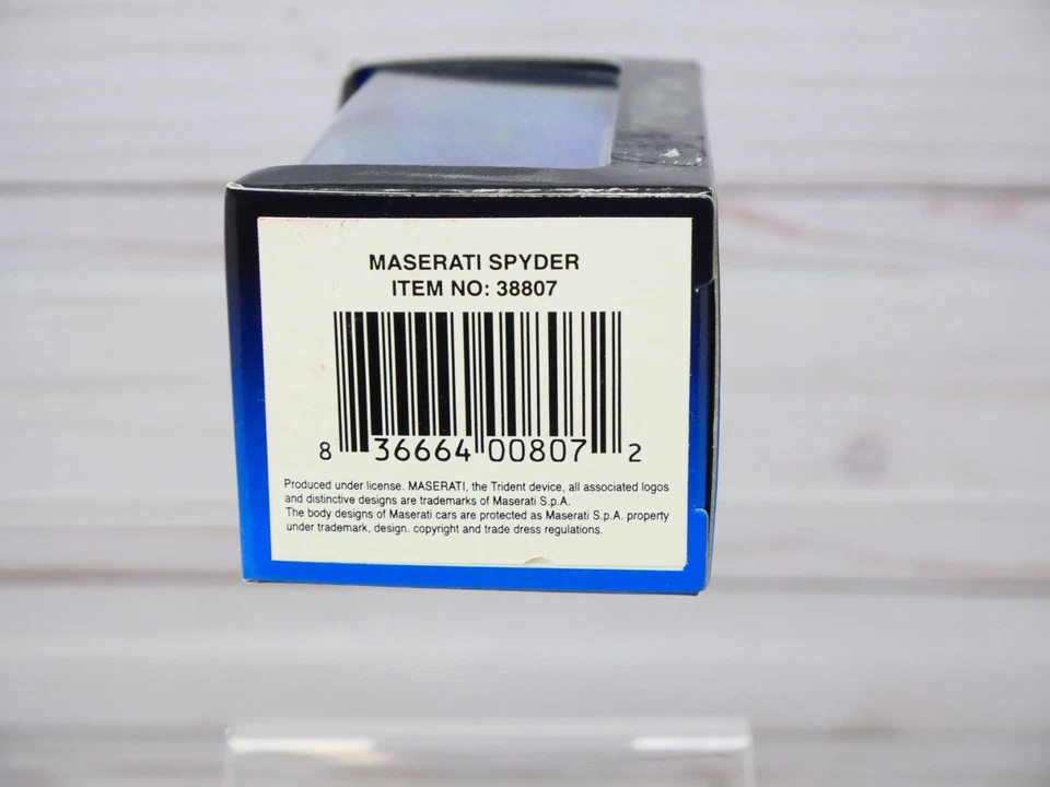 Ricko 38807, Maserati Spyder Convertible, Blue, 1/87 HO Scale - Image 3 of 4