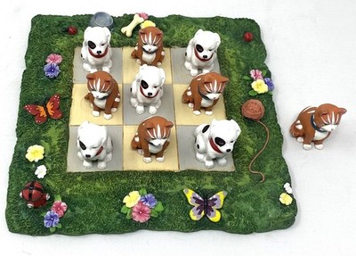   Cat & Dog Tic-Tac-Toe Game Set   Adorable Pet-Themed Board Game