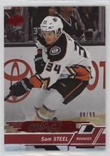2018-19 Upper Deck Overtime Rookies Red Foil 8/99 Sam Steel #117 g2u