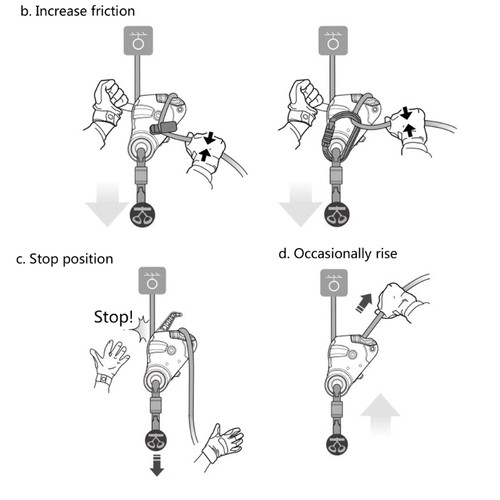 Multiple Use Climbing Rappel Equipment With Regulable Speed Durability - Picture 7 of 8