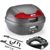 Givi E340N Bauletto 34LT Monolock Schwarz + Halterungen KTM Duke 125 2017-2019