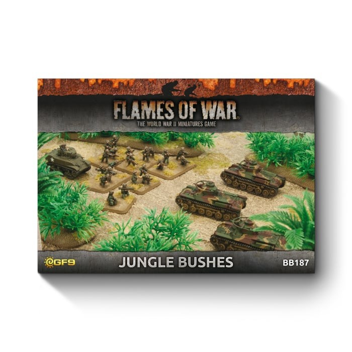 Flames of War: Battlefield in a Box: Pacific: Jungle Bushes (BB187)