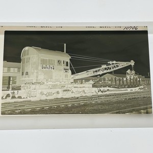 Railroad Negative Chicago, Burlington & Quincy CBQ #205254 Hook Car Lincoln, NE