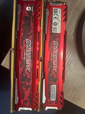 2 Micron Ballistix 8GB DDR4-3000 Desktop Memory BLS8G4D30AESEK.M8FE1