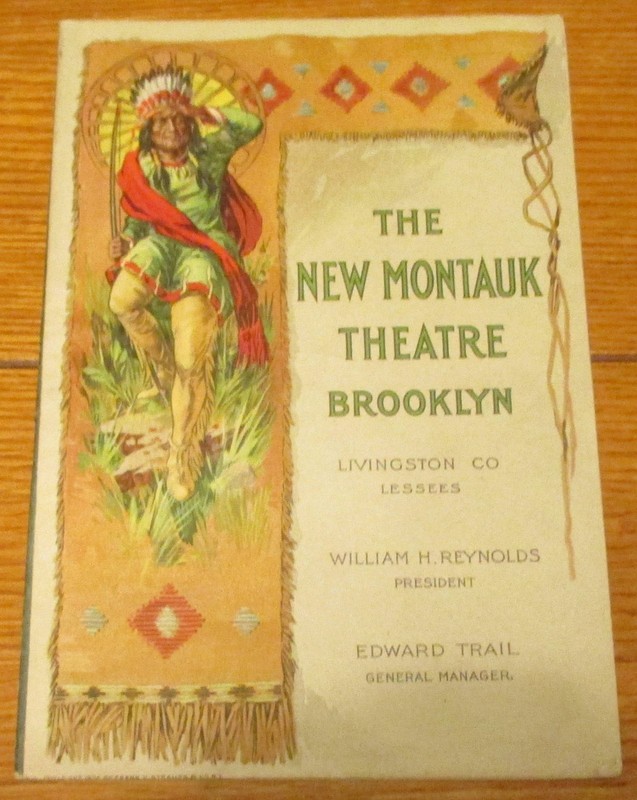 1910 Broadway Playbill "The Builder of Bridges" W/Kyrle Bellew  Montauck Theatre