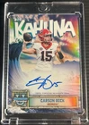 Carson Beck 2024 Bowman University Chrome The Big Kahuna Auto Autograph SP