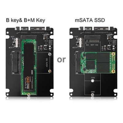 M2 USB Adapter M.2 NGFF to SATA Adapter MSATA To USB SATA 3.0 Converter External