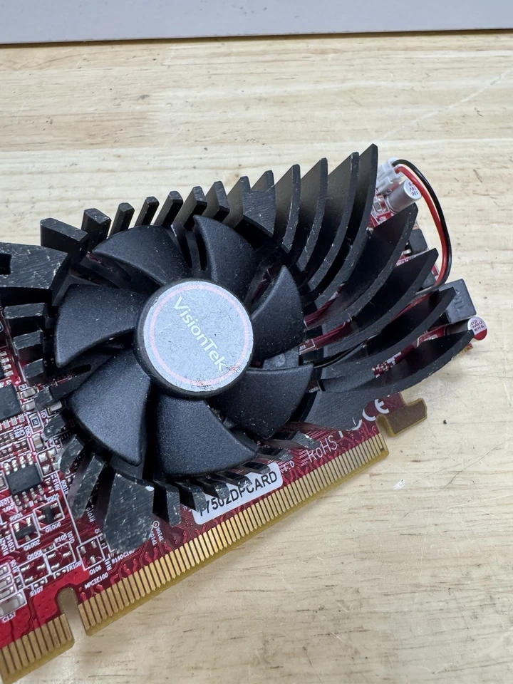 VisionTek AMD Radeon 7750 SFF 2GB DDR3 PCIe Graphic Card P/N: VT-401536 - Image 4 of 4